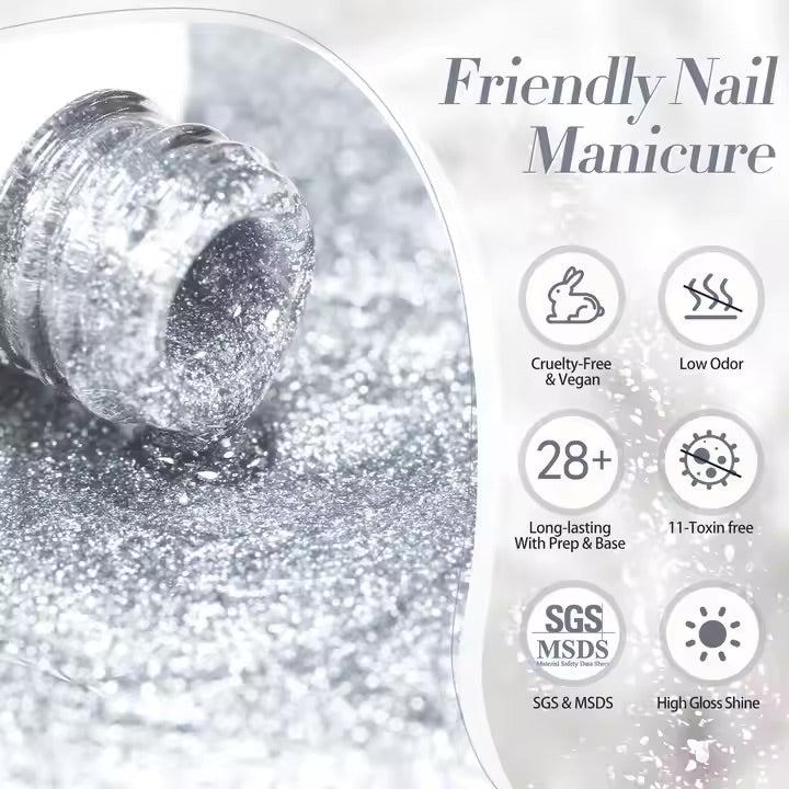 ‘All Shine On Me’ Cat Eye Gel Polish Set (6 pieces)