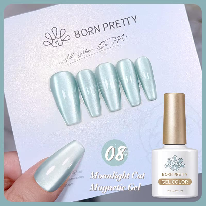 Moonlight Cat Eye Gel Polish Set (8 pieces)