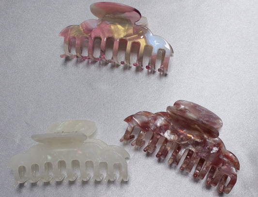 Seleny Resin Claw Clip Set: Elevate Your Hair with Glamour