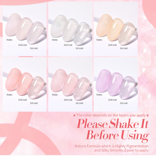 All Shine On Me Jelly Gel Polish Set: Nail Art Guide