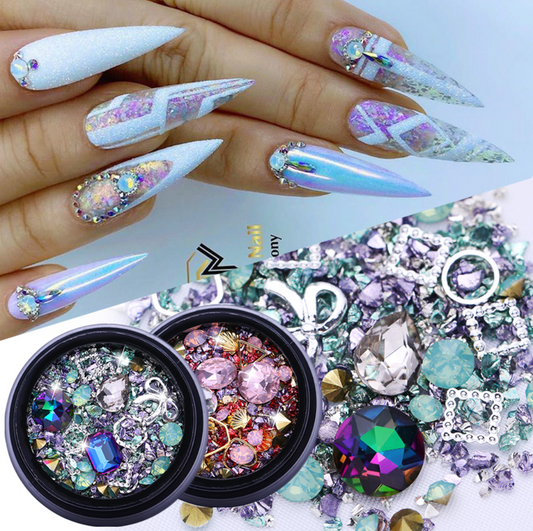 Seleny Flat Back 3D Nail Art