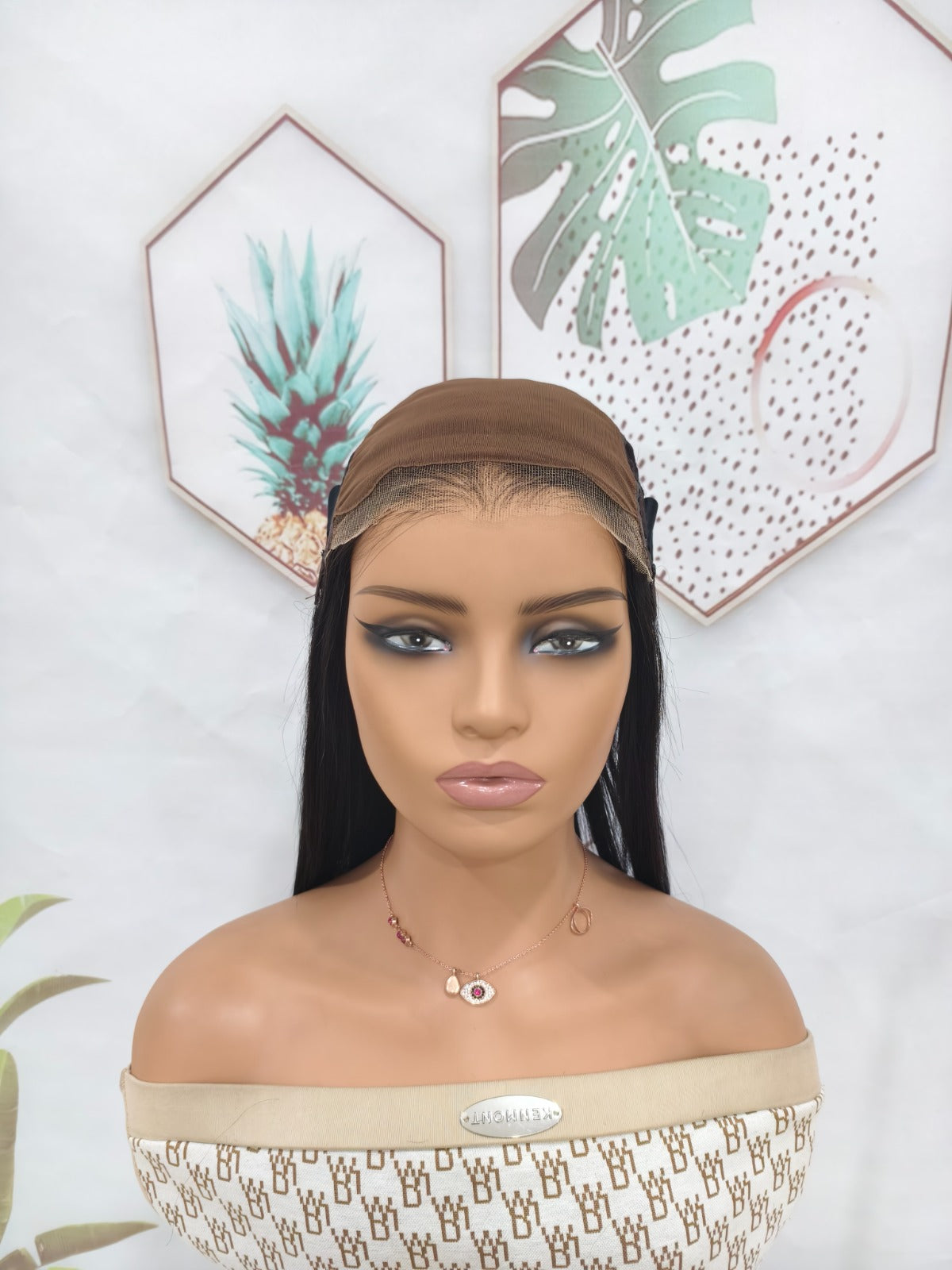 250% Density 7x5 Transparent Glueless Closure Human Hair Wig (Free Shipping)