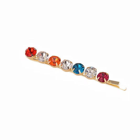 Multi-Colour Rhinestone Hair Pin