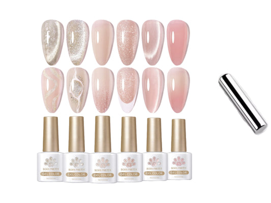 ‘All Shine On Me’ Cat Eye Gel Polish Set (6 pieces)