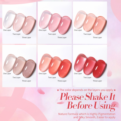 Born Pretty ‘All Shine On Me’ 6 Piece Jelly Gel Polish Set