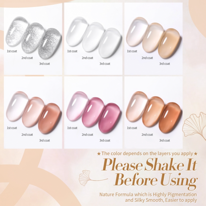 Born Pretty ‘All Shine On Me’ 6 Piece Jelly Gel Polish Set