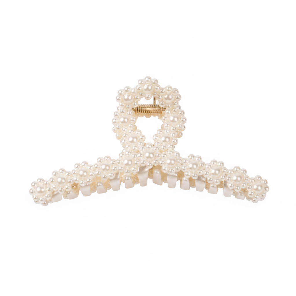 Pearl Claw Clip - Clean White Background